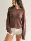 WILLOW Off-Shoulder Knit Top
