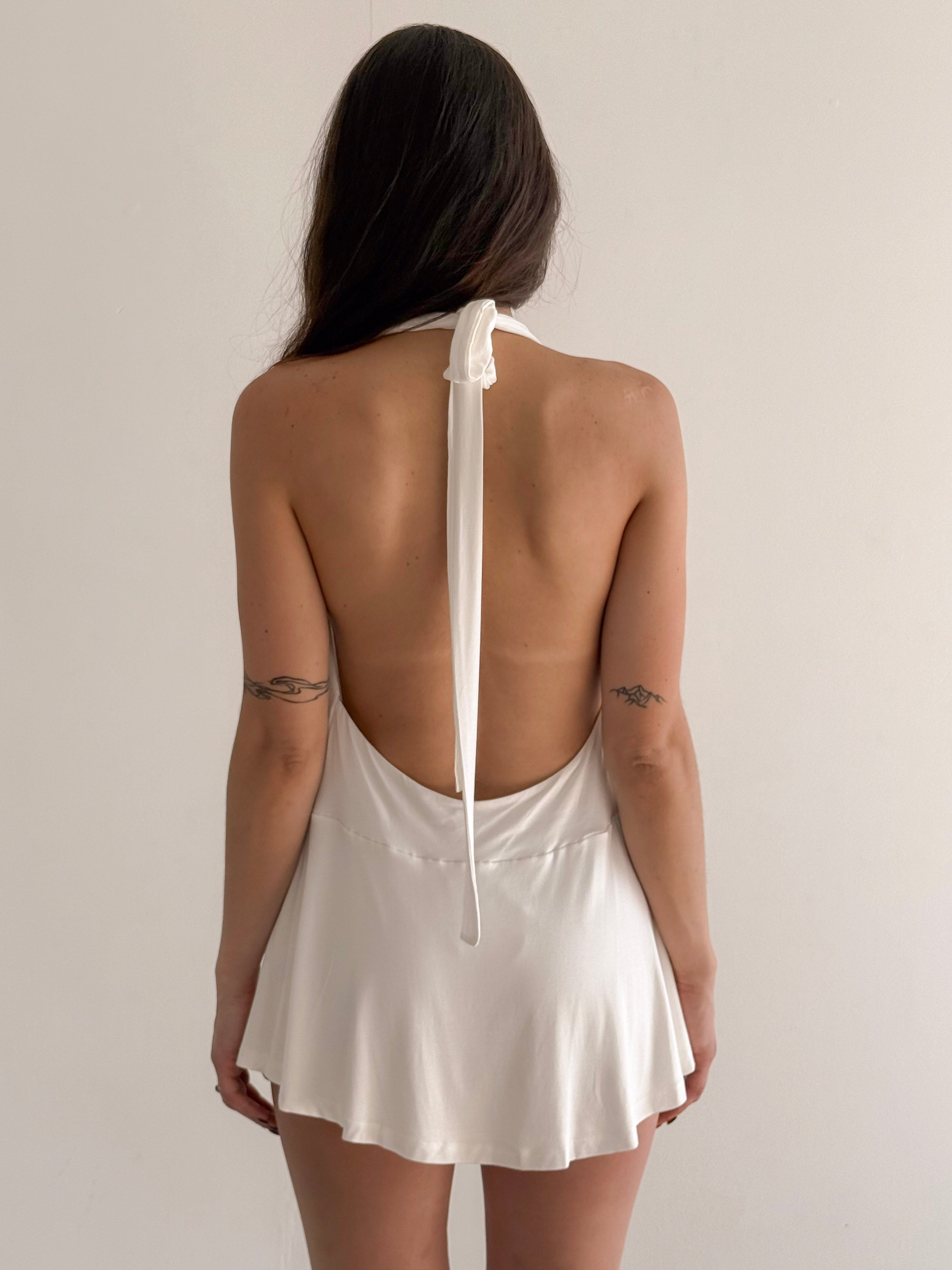 REAGAN Halter Mini dress