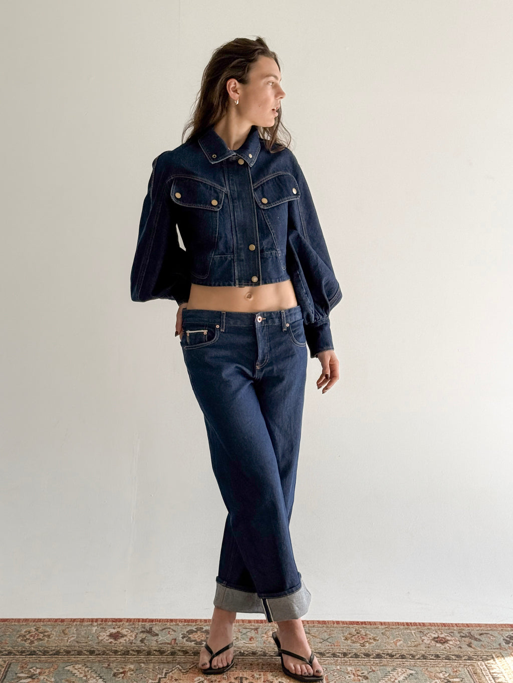 OAKLEY Puff Sleeve Denim Jacket