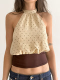 PIA Polka Dot Halter Top