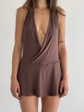 REAGAN Halter Mini dress